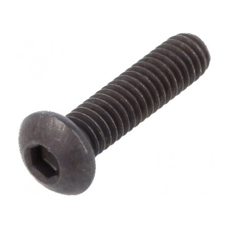 Şurub M2,5x10 Cap buton imbus HEX 1,5mm oţel ISO 7380 | Electronic-mag.ro | Componente Electronice