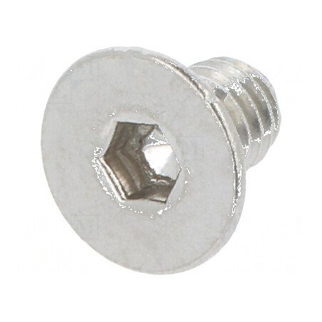 Şurub îngropat M2,5x4mm imbus HEX 1,5mm DIN 7991 | Electronic-mag.ro | Componente Electronice