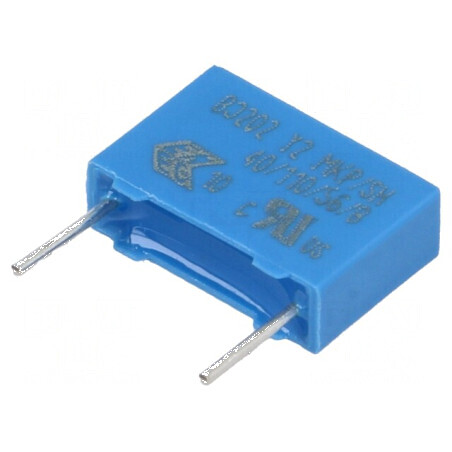 Condensator polipropilenă Y2 1nF 13x9x4mm THT ±20% 10mm | Electronic-mag.ro | Componente Electronice
