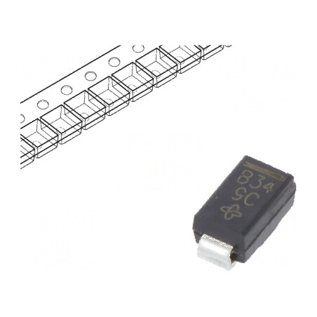 Diodă Schottky SMD 40V 3A SMA pentru redresoare - rolă, bandă | Electronic-mag.ro | Componente Electronice