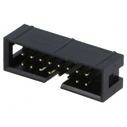 Conector IDC soclu tată 16 PIN THT aurit 2,54mm | Electronic-mag.ro | Componente Electronice
