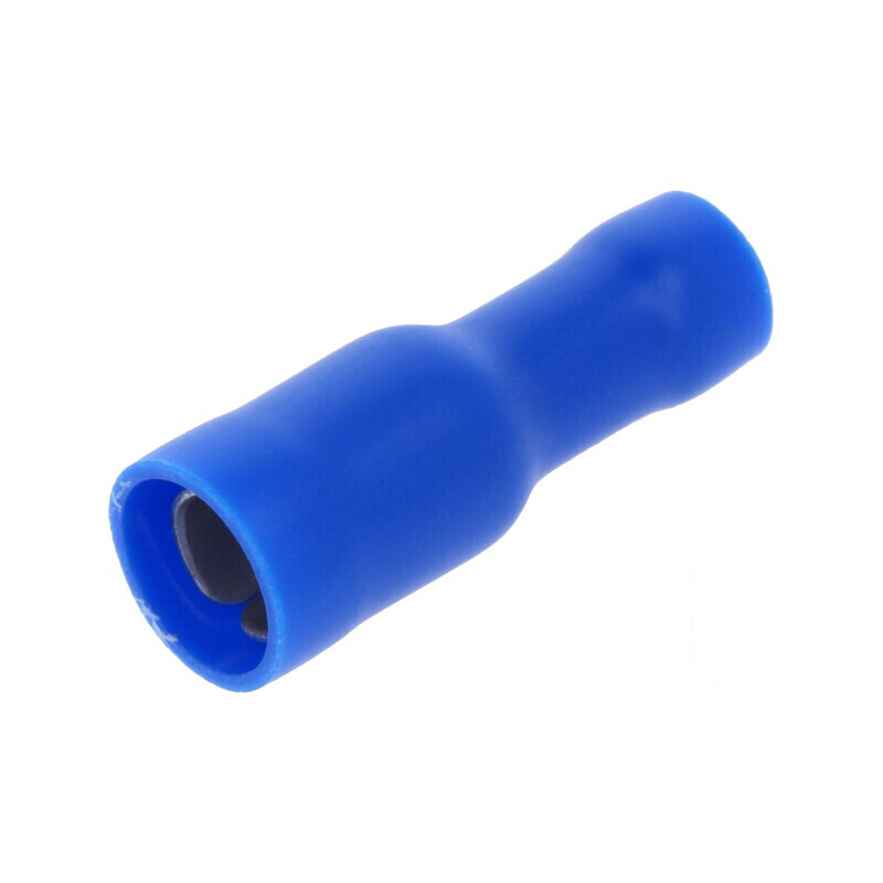 Terminal rotund mamă Ø 5mm pentru cablu 1,5÷2,5mm² crimpat | Electronic-mag.ro | Componente Electronice