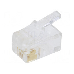 Conector RJ9 mufă 4 pini 4p4c cablu IDC crimpat | Electronic-mag.ro | Componente Electronice