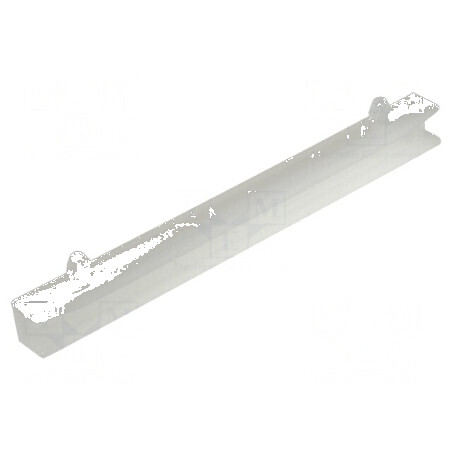 Ghidaj poliamidă naturală 81mm x 60mm cu fixare clichet 8mm | Electronic-mag.ro | Componente Electronice