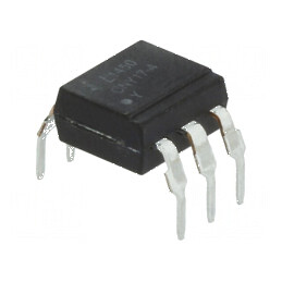 Optocuplor THT 5kV DIP6 cu tranzistori Uce 70V | Electronic-mag.ro | Componente Electronice