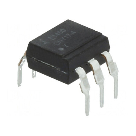 Optocuplor THT 5kV DIP6 cu tranzistori Uce 70V | Electronic-mag.ro | Componente Electronice
