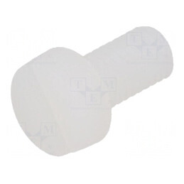 Şurub M5x10 Cap Rotund Crestat Poliamidă | Electronic-mag.ro | Componente Electronice