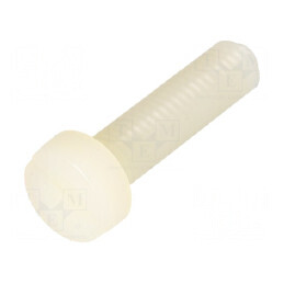 Şurub M5x20 Cap Rotund Crestat Poliamidă 1,3mm | Electronic-mag.ro | Componente Electronice