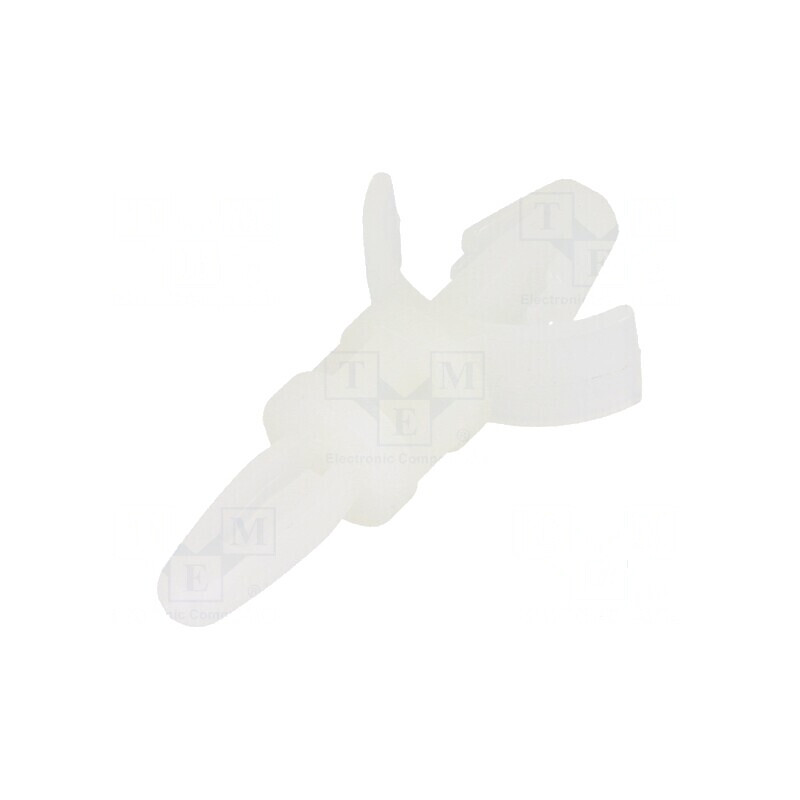 Distanţier PCB poliamidă 7,9mm clichet naturală | Electronic-mag.ro | Componente Electronice