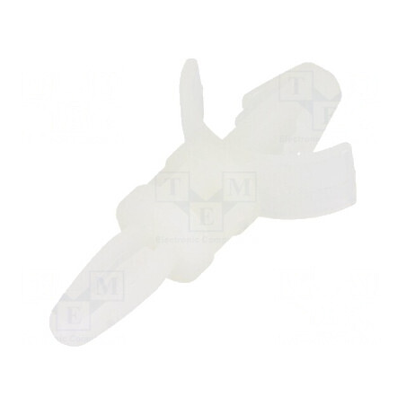 Distanţier PCB poliamidă 7,9mm clichet naturală | Electronic-mag.ro | Componente Electronice