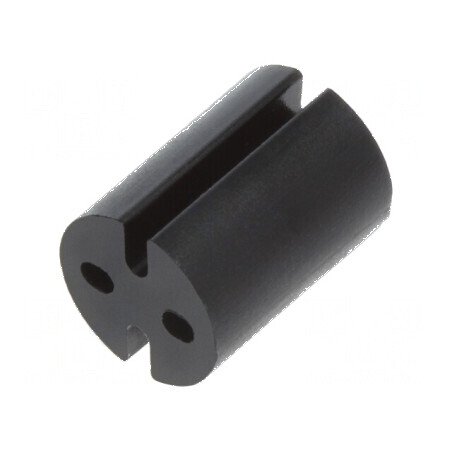 Bucșă de distanțare LED 4,8mm PVC pentru LED 3mm, Lungime 6,4mm | Electronic-mag.ro | Componente Electronice