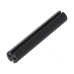 Bucșă de distanțare LED 5,1mm neagră, Lungime 30mm | Electronic-mag.ro | Componente Electronice
