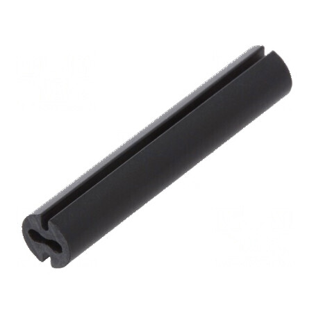 Bucșă distanțare LED 4,8mm neagră pentru LED 3mm 27mm | Electronic-mag.ro | Componente Electronice