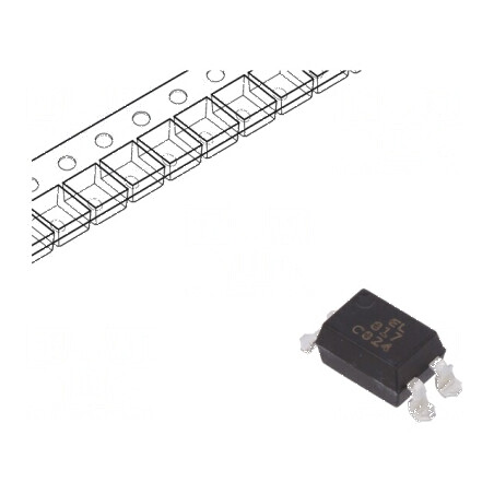 Optocuplor SMD EL817 - 1 Canal, 5kV Izolație, 35V Uce | Electronic-mag.ro | Componente Electronice