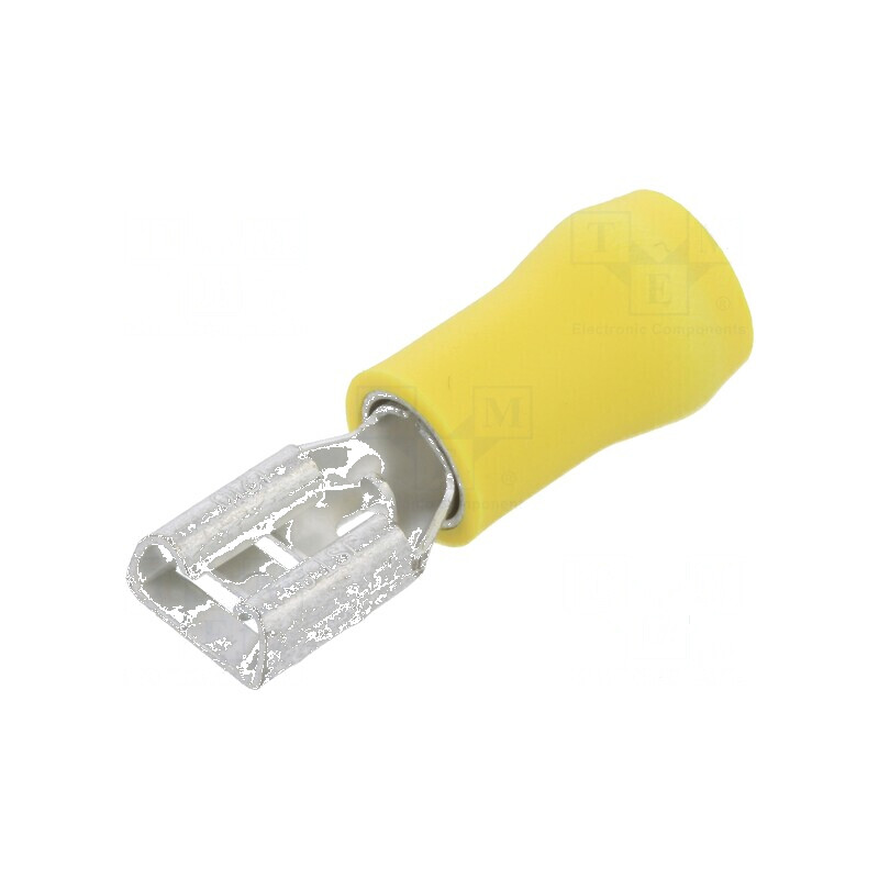 Terminal plat 6,3mm mamă 0,8mm 2,5-6mm2 crimpat pe cablu | Electronic-mag.ro | Componente Electronice Terminal plat 6,3mm mamă 0,8mm 2,5-6mm2 crimpat pe cablu | Electronic-mag.ro | Componente Electronice