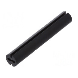 Bucșă de distanțare LED 4,8mm neagră 30mm | Electronic-mag.ro | Componente Electronice