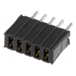 Conector şiruri pini soclu mamă 5 PIN 1,27mm THT 1x5 | Electronic-mag.ro | Componente Electronice