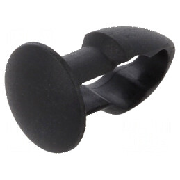 Diblu poliamidă 4,8mm negru UL94V-2 | Electronic-mag.ro | Componente Electronice