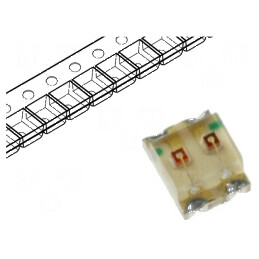 LED SMD 0605 roșie/verde 1,6x1,25mm 20mA 2÷2,5VDC | Electronic-mag.ro | Componente Electronice
