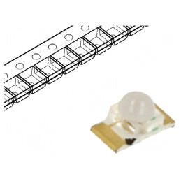 LED SMD 1206 Albastru 280-500mcd 3,2x1,6x1,8mm 20mA | Electronic-mag.ro | Componente Electronice