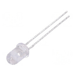 LED 5mm albastru 3100-4500mcd 20° convex | Electronic-mag.ro | Componente Electronice