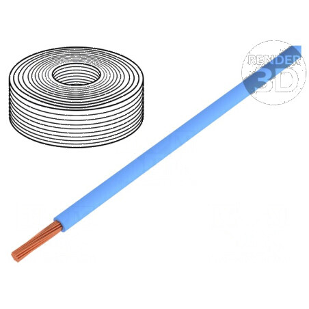 Cablu LiY litat 0,25mm2 PVC albastru 900V 250m Clasa 5 | Electronic-mag.ro | Componente Electronice