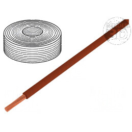 Cablu litat LiY 0,25mm² PVC maro 900V 250m Clasa 5 | Electronic-mag.ro | Componente Electronice