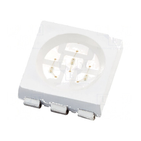 LED SMD 5050 Albastru 780-1000mcd 5x5mm 120° 20mA | Electronic-mag.ro | Componente Electronice