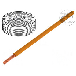 Cablu LiY litat 0,25mm² PVC portocalie 900V 250m Clasa 5 | Electronic-mag.ro | Componente Electronice