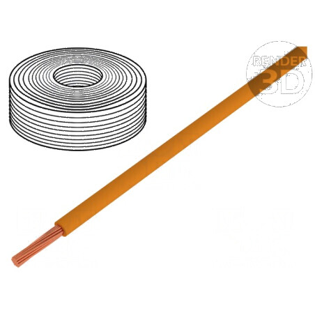 Cablu LiY litat 0,25mm² PVC portocalie 900V 250m Clasa 5 | Electronic-mag.ro | Componente Electronice