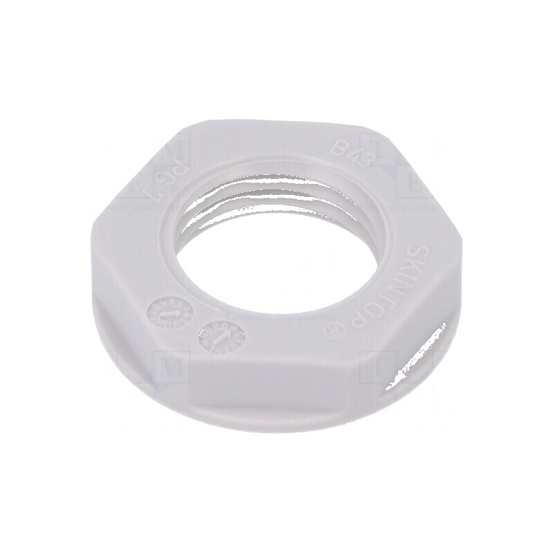 Piuliță PG7 poliamidă UL94V-2 19mm gri deschis - temperatură -20÷100°C | Electronic-mag.ro | Componente Electronice Piuliță PG7 poliamidă UL94V-2 19mm gri deschis - temperatură -20÷100°C | Electronic-mag.ro | Componente Electronice