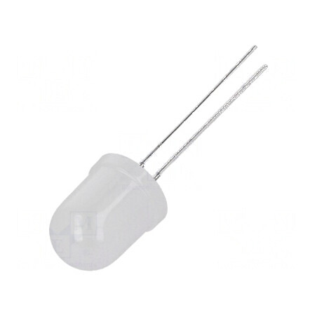 LED 10mm roșie 1120-1560mcd 60° convex | Electronic-mag.ro | Componente Electronice