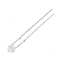 LED galben 1,8mm 3000-4000mcd 30° convex | Electronic-mag.ro | Componente Electronice