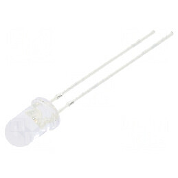 LED 5mm albastru 3000-4200mcd 100° convex | Electronic-mag.ro | Componente Electronice