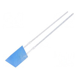 LED albastru 150-220mcd 140° plat, Nr. term: 2 | Electronic-mag.ro | Componente Electronice