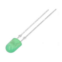 LED oval verde 5,1x4,3mm 12000-14400mcd 20mA | Electronic-mag.ro | Componente Electronice