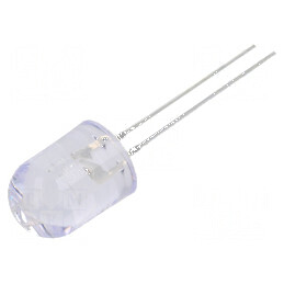 LED 10mm portocalie 12000-14400mcd 30° convex | Electronic-mag.ro | Componente Electronice
