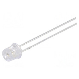 LED 5mm roșie 500-750mcd 140° plat | Electronic-mag.ro | Componente Electronice