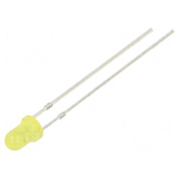 LED 3mm galben 220-330mcd 30° convex 78mW | Electronic-mag.ro | Componente Electronice