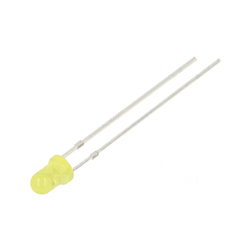LED 3mm galben 220-330mcd 30° convex 78mW | Electronic-mag.ro | Componente Electronice