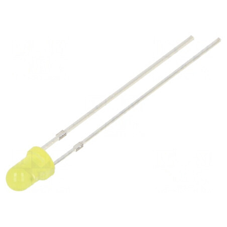 LED 3mm galben 220-330mcd 30° convex 78mW | Electronic-mag.ro | Componente Electronice