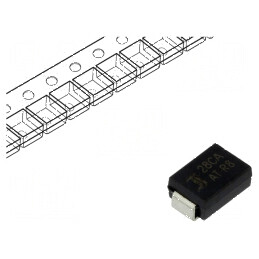 Diodă TVS 600W 31,1-34,5V 13,2A bidirecțională SMB ±5% | Electronic-mag.ro | Componente Electronice
