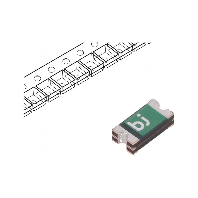 Siguranță polimerică PTC 350mA Imax 40A 0ZCJ 1206 | Electronic-mag.ro | Componente Electronice