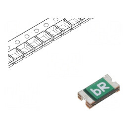 Siguranţă polimerică PTC 1,1A 100A 0ZCJ 1206 | Electronic-mag.ro | Componente Electronice