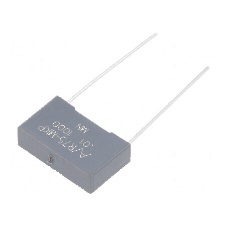 Condensator polipropilenă R75 0,01uF 18x11x5mm THT ±5% | Electronic-mag.ro | Componente Electronice