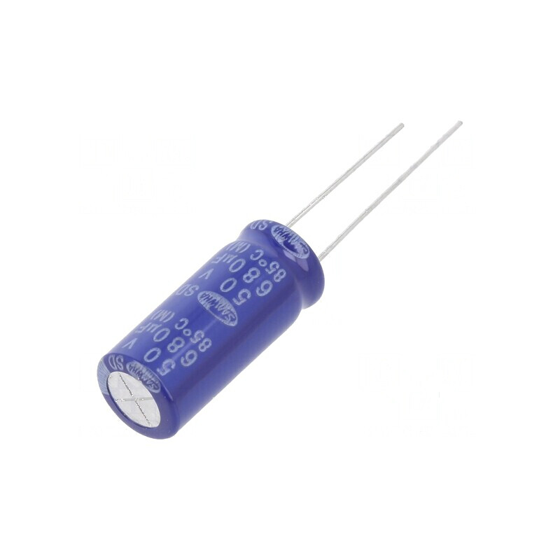 Condensator electrolitic THT 680uF 50V Ø10x25mm ±20% 2000h | Electronic-mag.ro | Componente Electronice Condensator electrolitic THT 680uF 50V Ø10x25mm ±20% 2000h | Electronic-mag.ro | Componente Electronice
