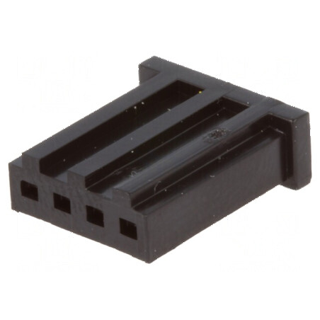 Conector cablu-placă mufă mamă AMPMODU MOD II 2,54mm 4 PIN | Electronic-mag.ro | Componente Electronice