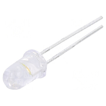 LED 5mm alb cald 14250-28500mcd 15° convex | Electronic-mag.ro | Componente Electronice