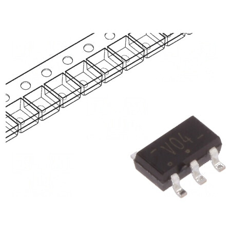Circuit integrat digital CMOS SMD SC74 Mini Logic 2 Ch 1,65÷5,5VDC | Electronic-mag.ro | Componente Electronice