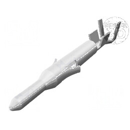 Pin tată alamă cositorit 0,12-0,3mm2 26AWG-22AWG vrac | Electronic-mag.ro | Componente Electronice